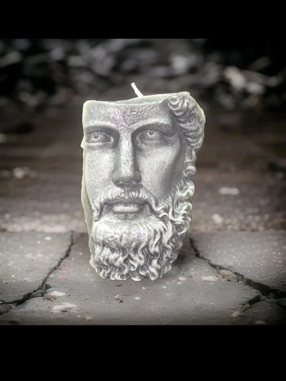 Philosopher Scented Candle -  Stoicism -Stone Look